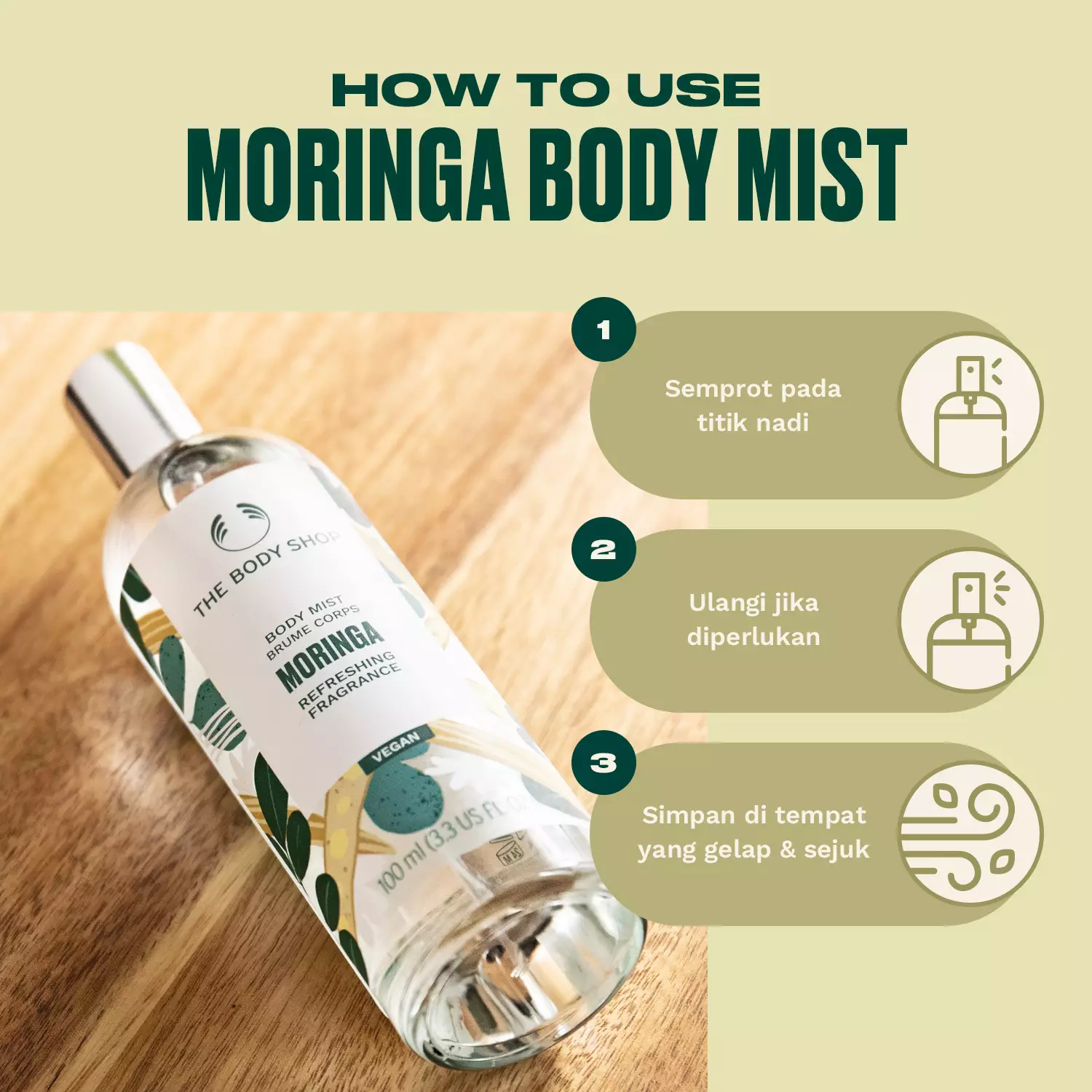 Moringa Body Mist 100ml