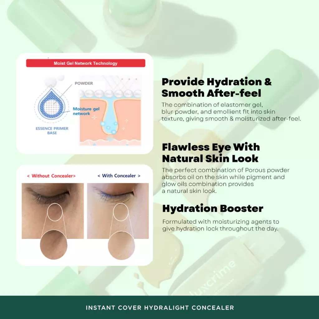 Luxcrime Instant Cover Hydralight Concealer - W02
