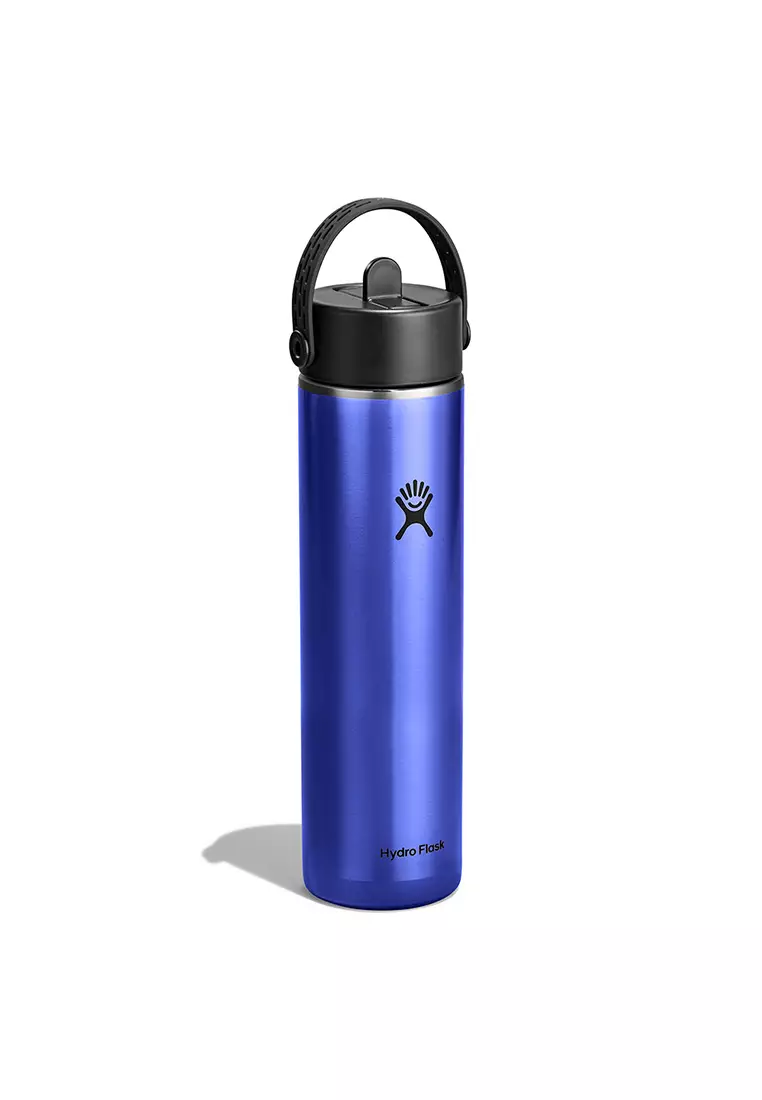 Hydro Flask Lightweight Wide Mouth Flex Straw Cap 24 oz Sapphire Blue