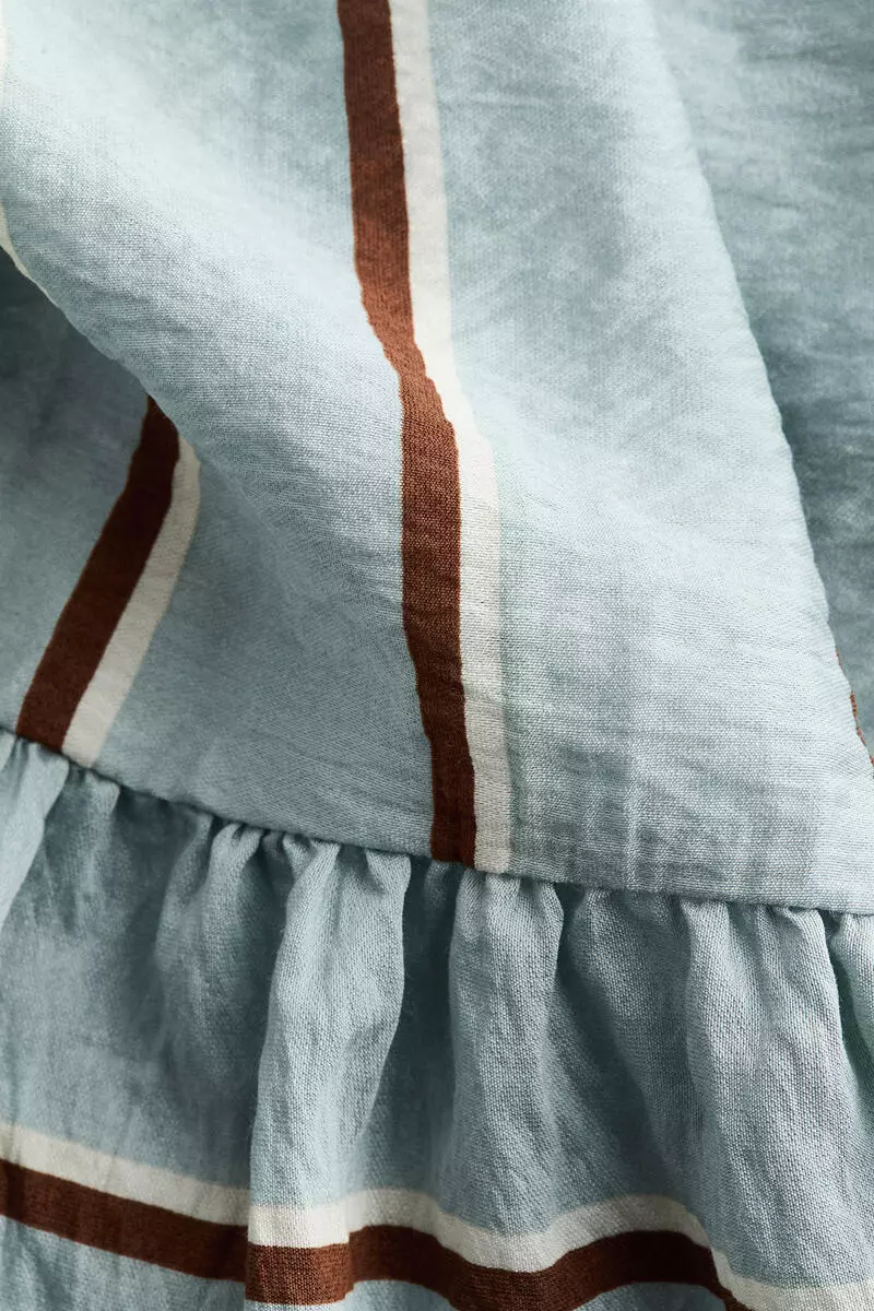 Smocked-bodice dress