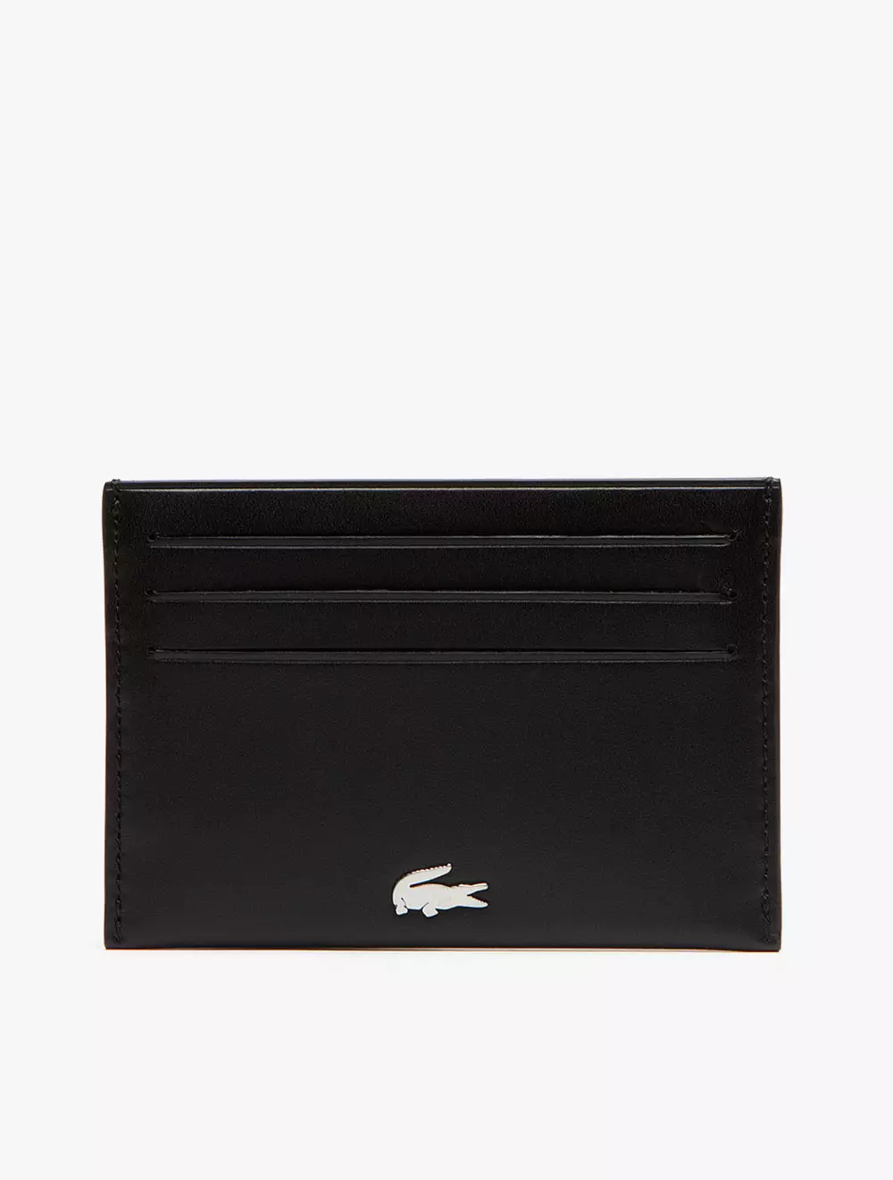 Men's Fitzgerald credit card holder in leather - Black
