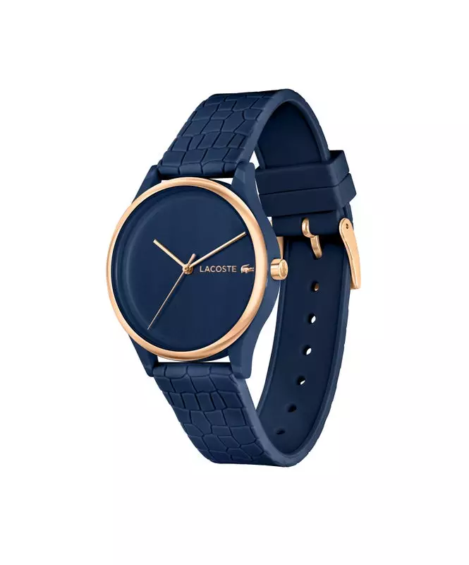 LADIES CROCODELLE WATCH BLUE GOLD