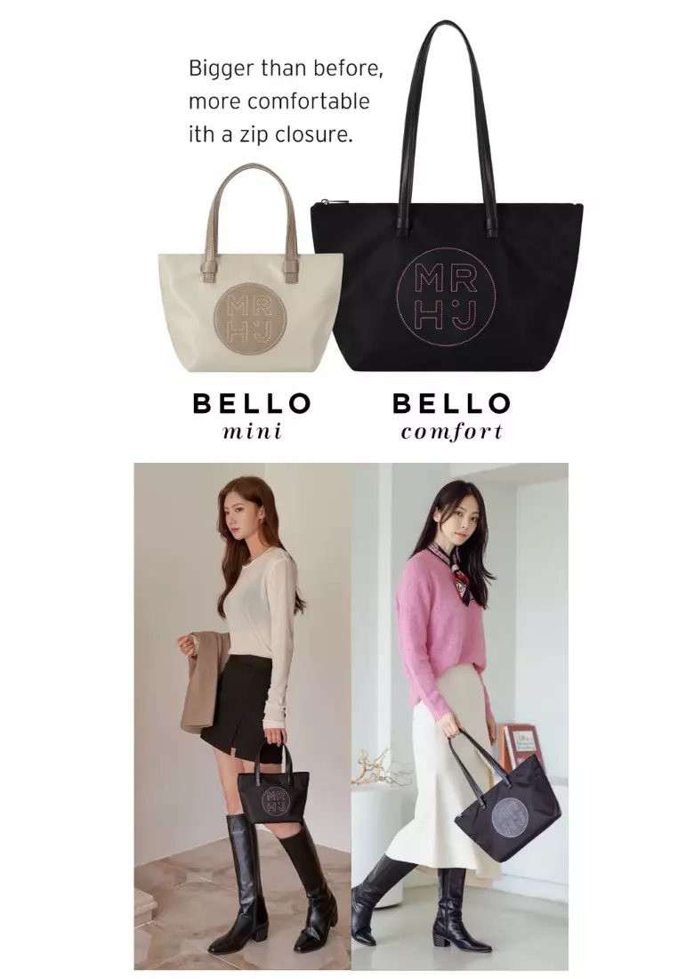 Bello Comfort Bag Nylon Apple Leather