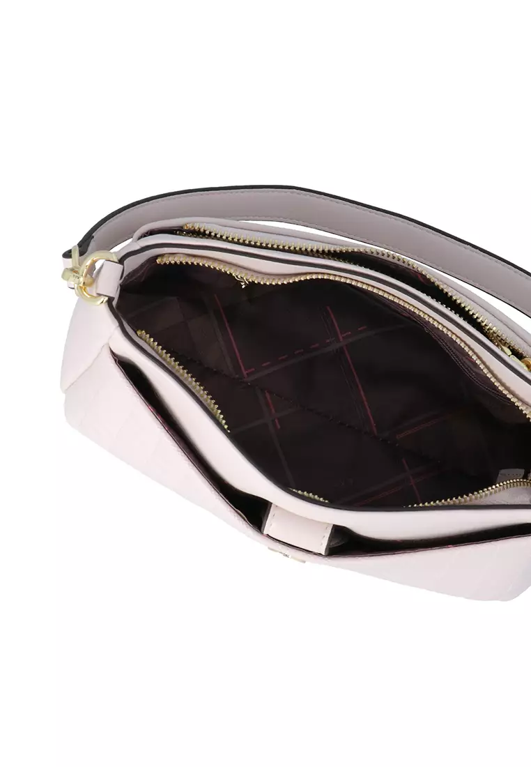 Megan Top Handle Bag - Nude