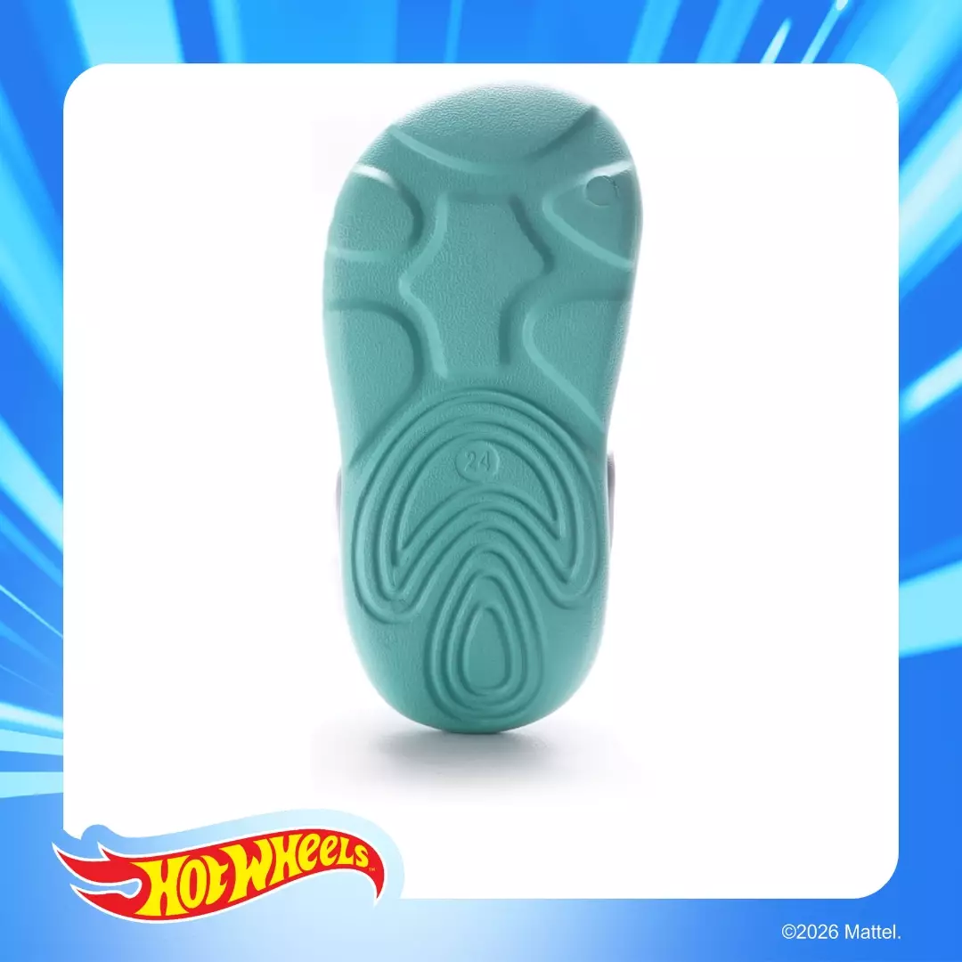 HOTWHEELS - SANDAL LAKI ANAK BAYI CH930114LB BAKPAO FULL KARET - HIJAU OCEAN/ABU TERANG