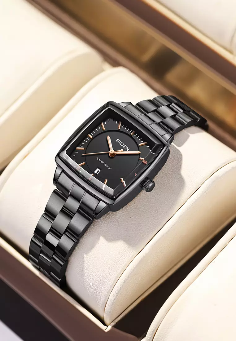 Jam Tangan Wanita Original Full Luminous Kuarsa Fashion Classic Tali Stainless Steel Jam Tangan Cewek allblack