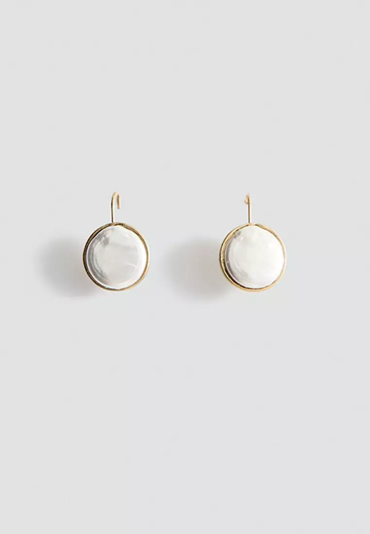 Round Resin Earrings