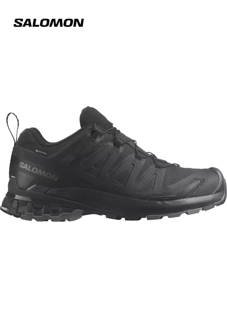 Discount on Salomon  shoes - SKU: Salomon XA PRO 3D V9 WIDE Men Outdoor Shoes in Black / Phantom / Pewter