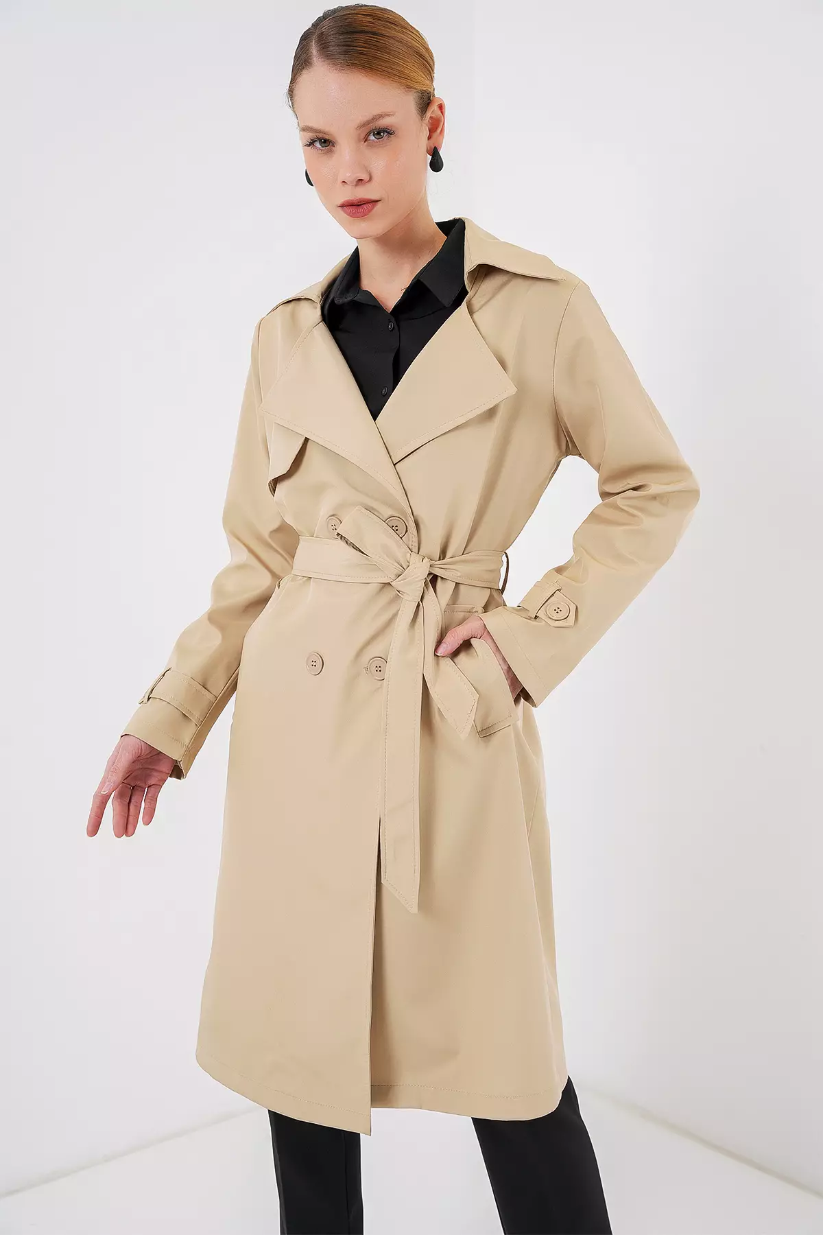 Double Breasted Trench Coat