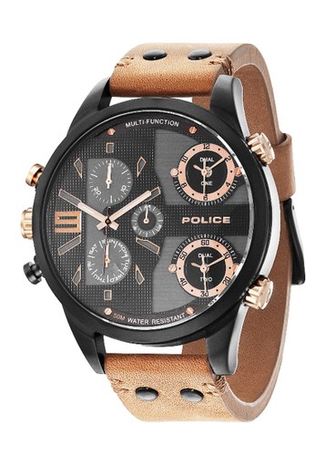 Police Copperhead PL14374JSB/02 Brown Men Watches