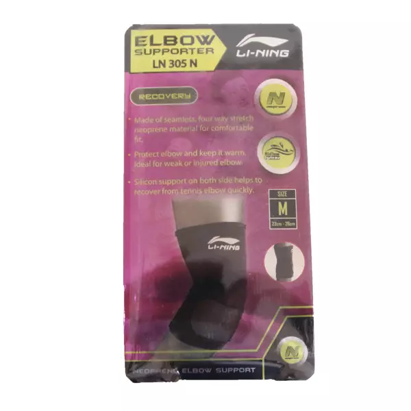 Li-Ning Elbow Supporter LN 305 N - ADEN054-1 Black