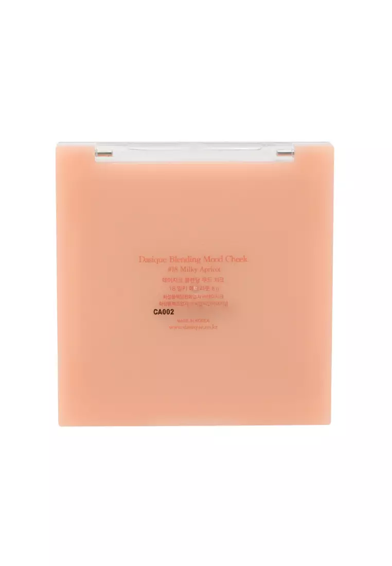 DASIQUE 果汁水潤四色胭脂盤 (#18 Milky Apricot 杏橘桃粉)8克) 8g