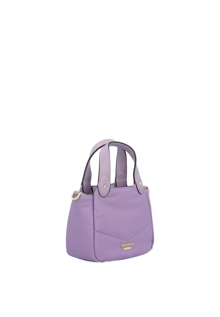 Cuddly Nylon Handbag S - Purple