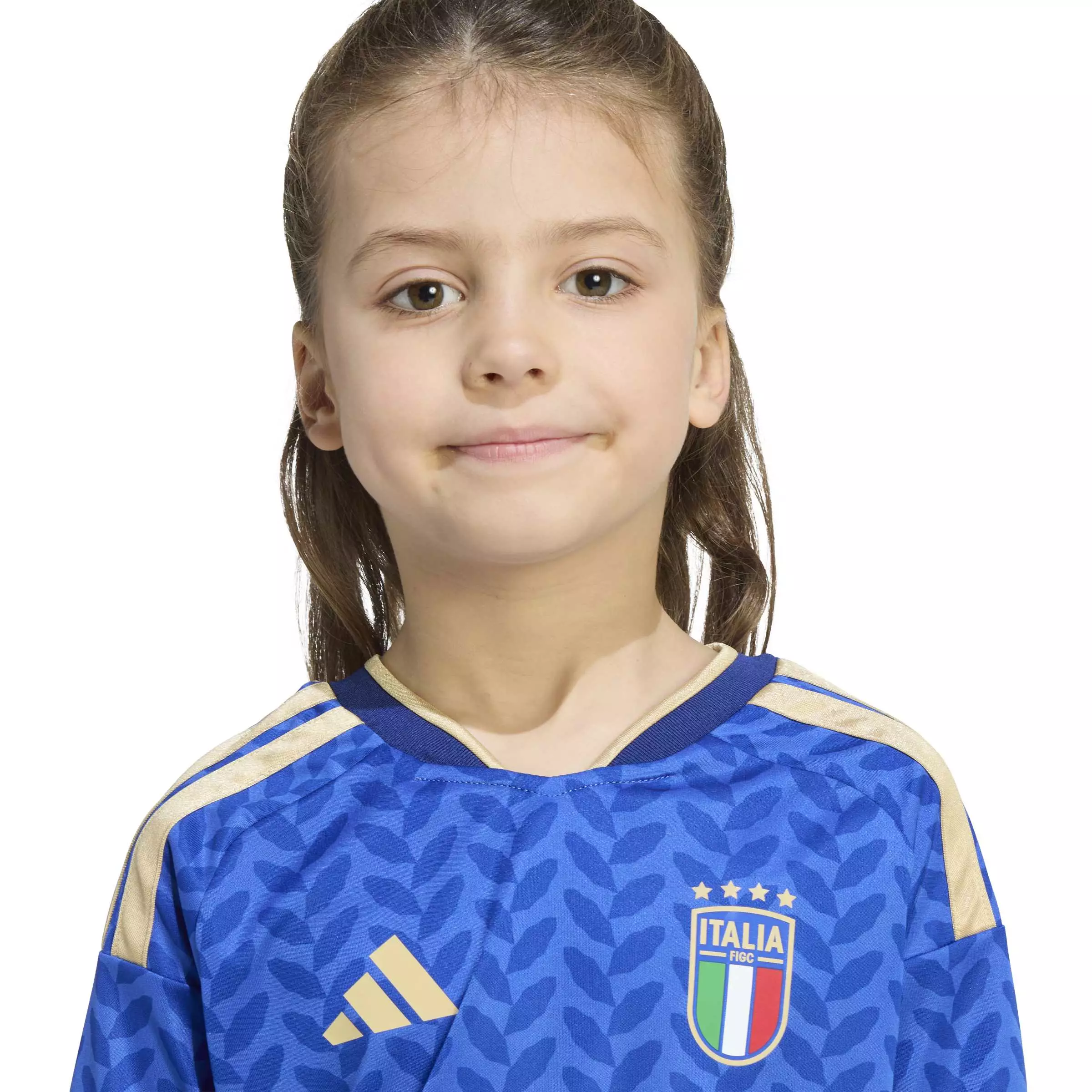 ADIDAS Italy FIGC 26 Home Mini JY7587 - Set Jersey Anak (Biru)