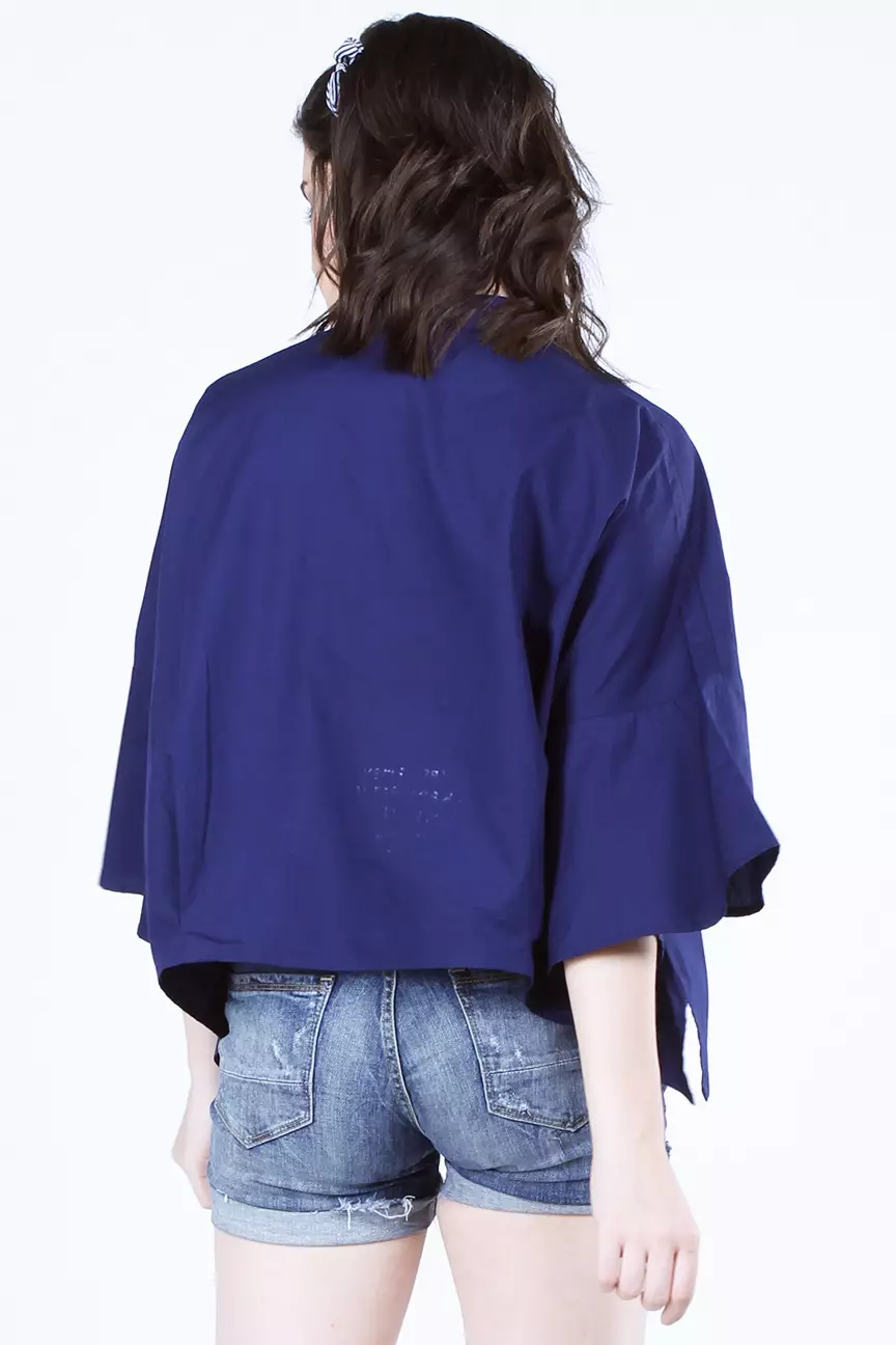 Kemeja Wanita Fitzy Navy