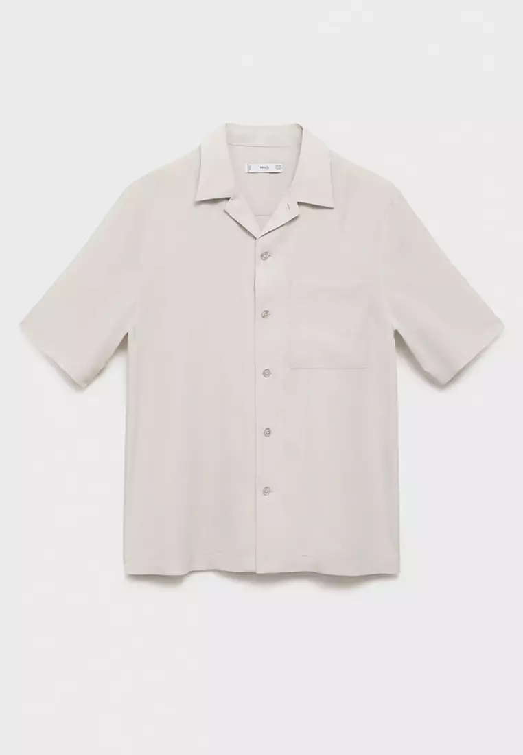 Regular-Fit 100% Tencel Shirt