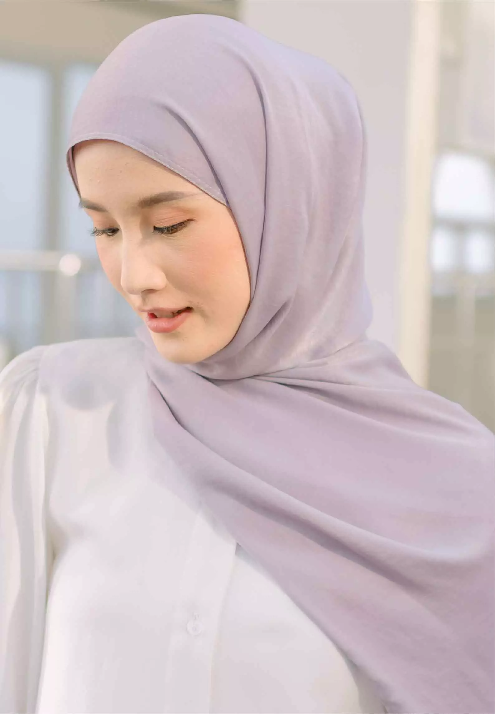 Kian Shawl Purple Pastel