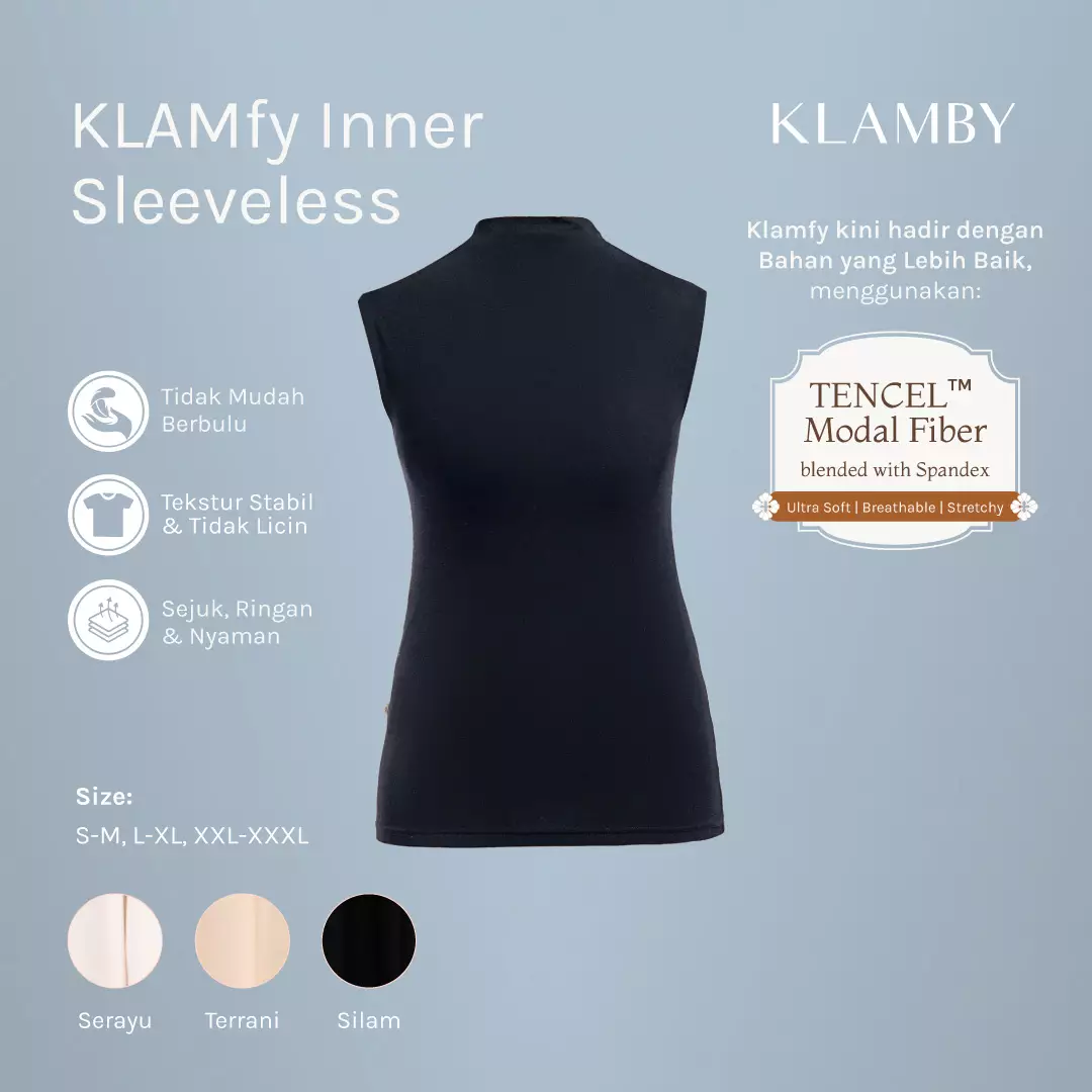 Jual KLAMBY Klamby - KLAMfy Inner Sleeveless Silam Original 2026 ...