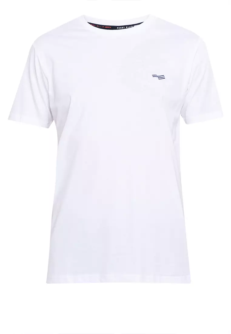 Round Neck Knit Pea T-Shirt