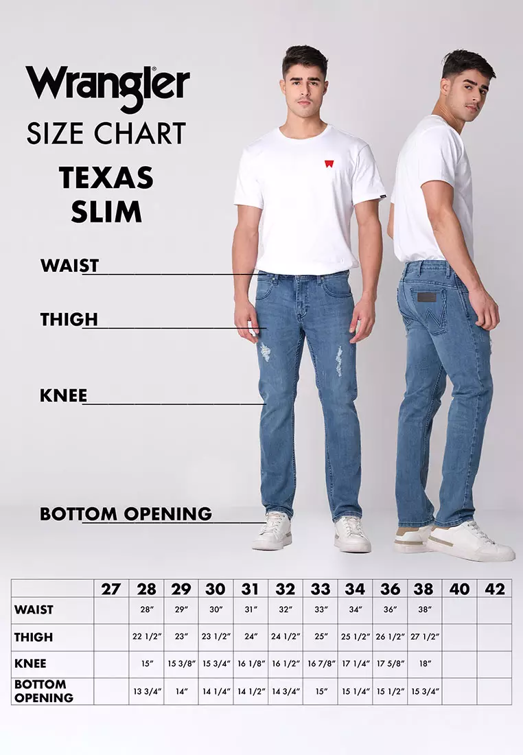 Wrangler Men's Denim Jeans Texas Sim Fit
