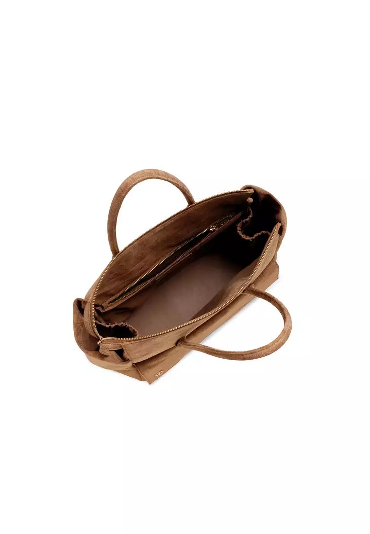 Aure M Tote Suede - Brown