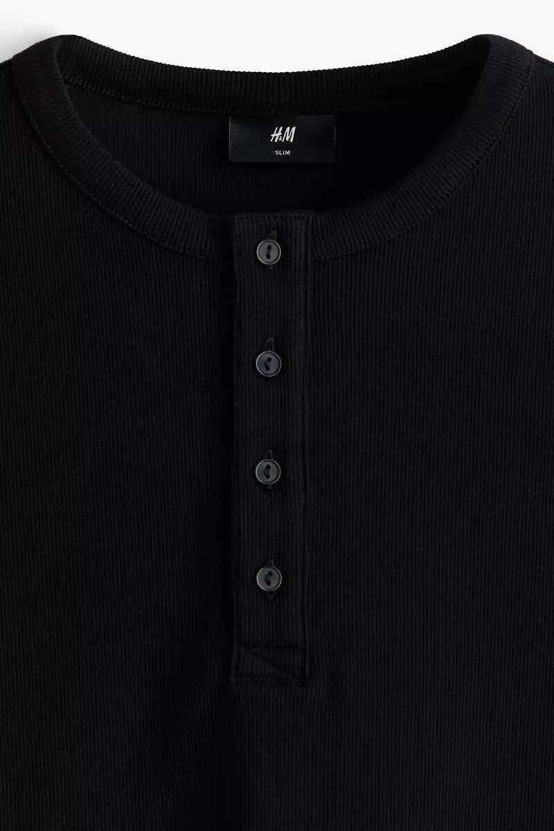 Slim Fit Henley top