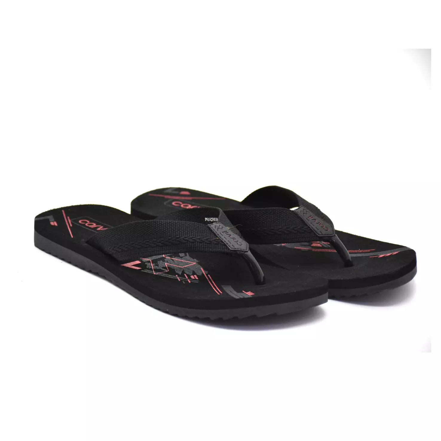 Carvil Sandal Pria Puicher-M Black
