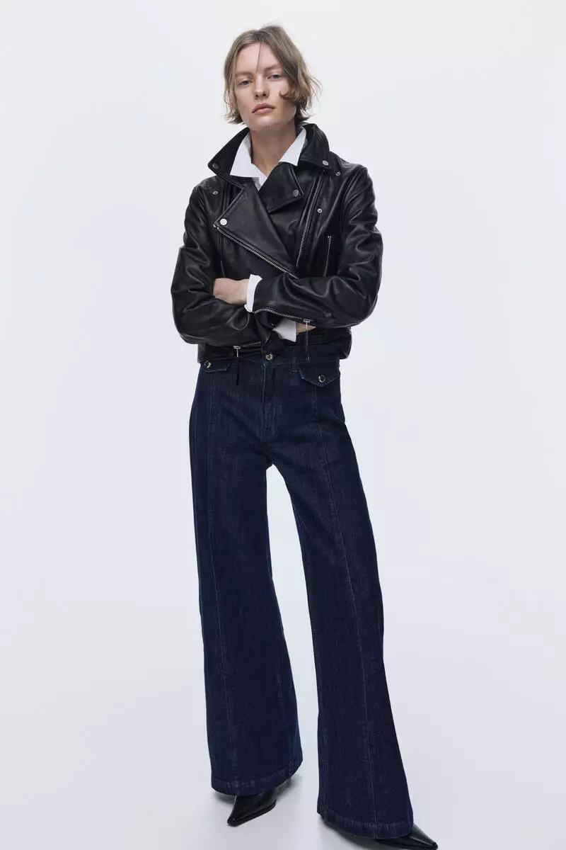 Wide High Jeans