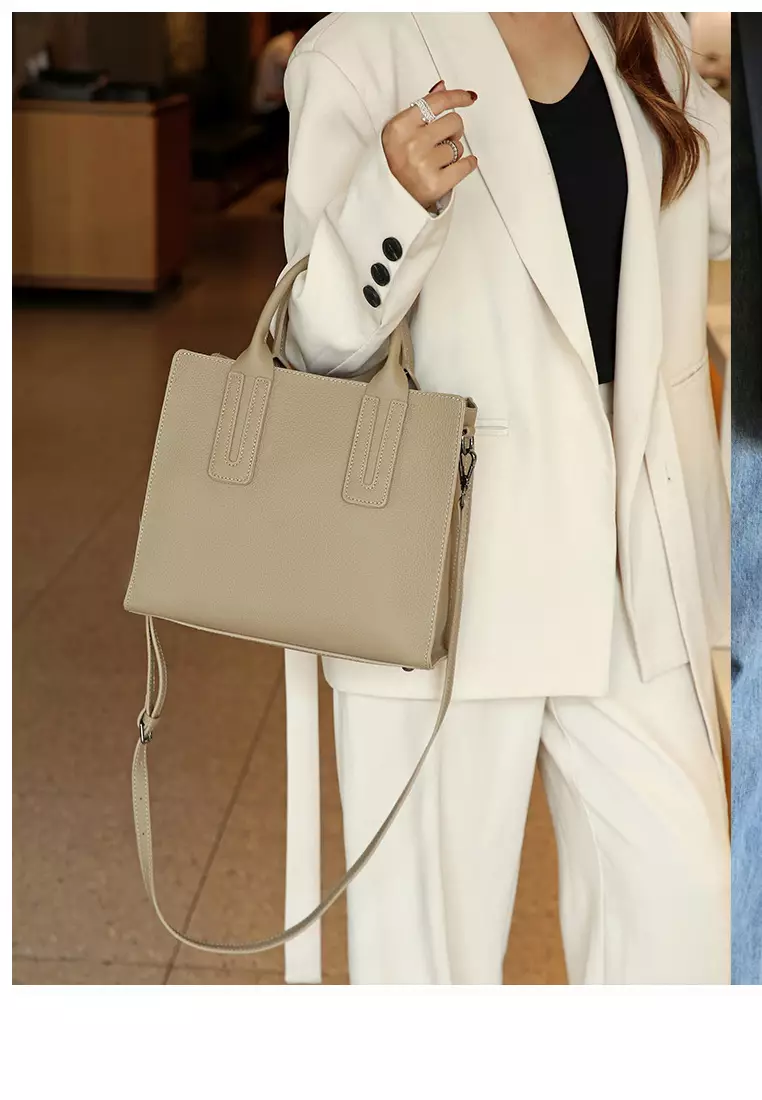 Full-Grain Leather Tote Bag