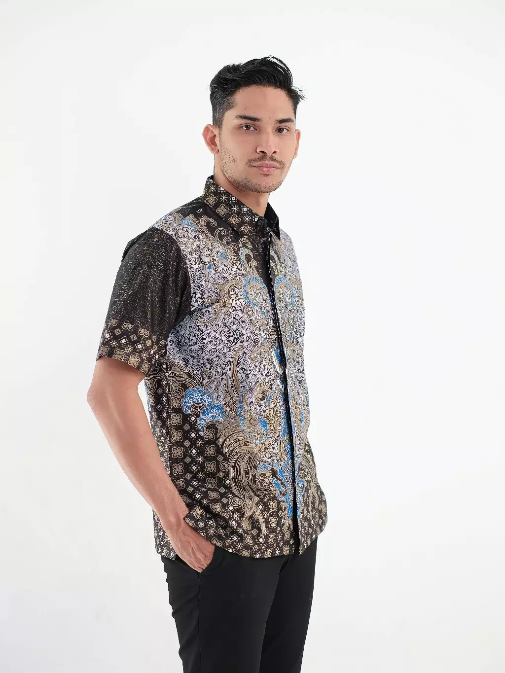 Prawira Kemeja Pendek Pria  Regular Fit Furing Foil