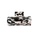 Glamorousky black and white Simple Fashion Black and White Pattern Geometric Hair Claw 8B876AC9ADCEB5GS_1