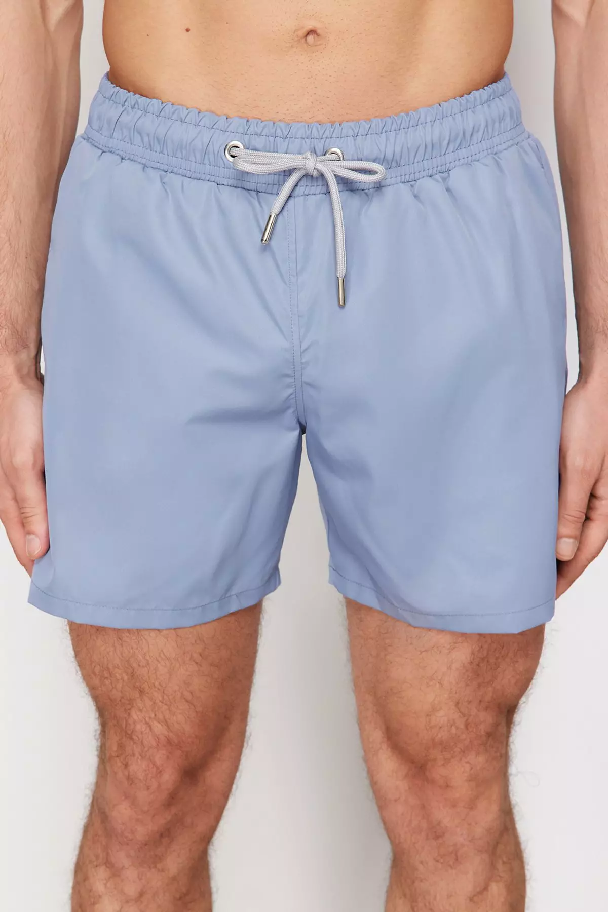 Light Blue Basic Standard Size Swimsuit Swim Shorts TMNSS20DS0023