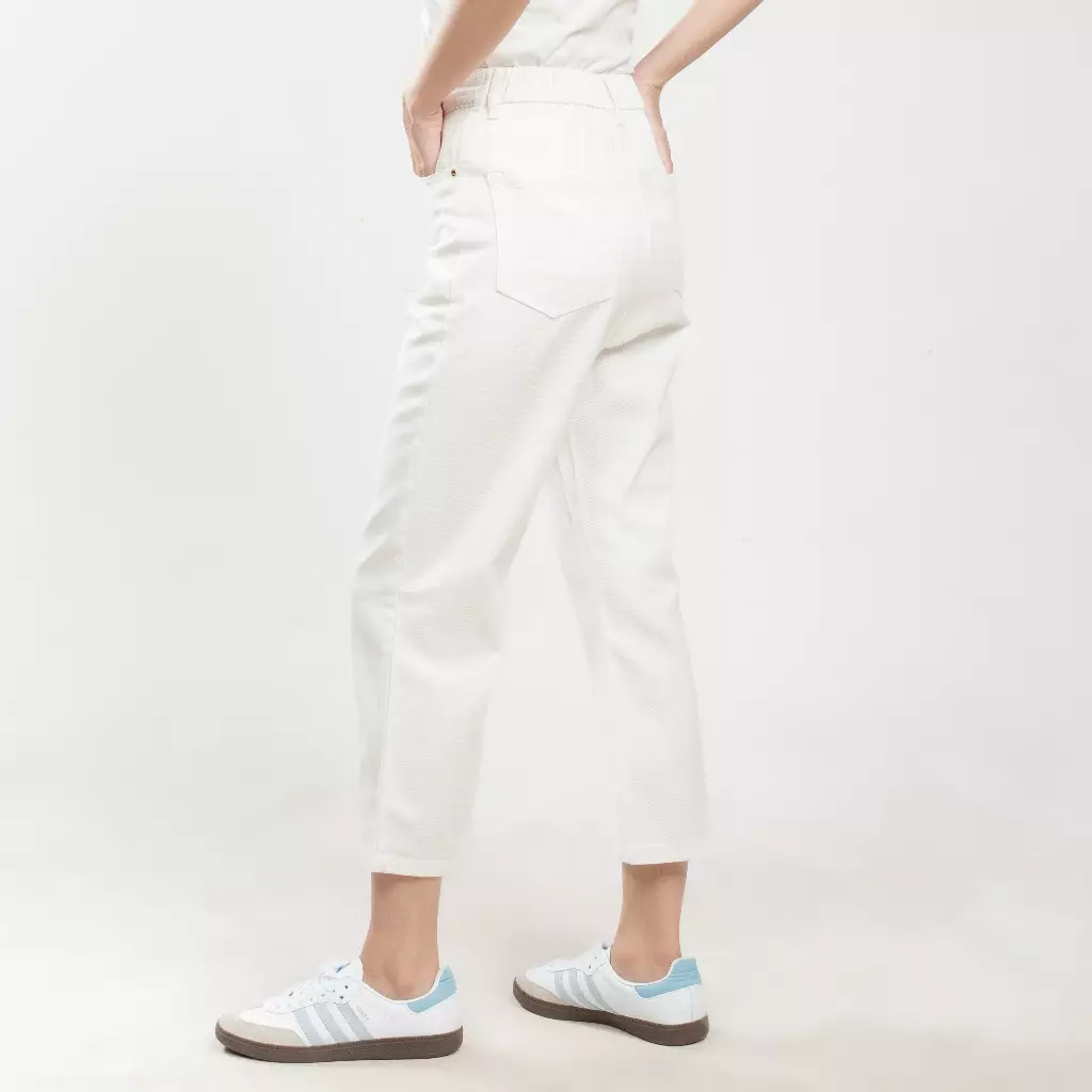 C2 Zennia Ecru Culottes Jeans Wanita