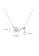 ZITIQUE silver Women's Diamond Embedded Three Clovers Pearl Pendant Necklace - Silver FE39CAC4279A8FGS_4