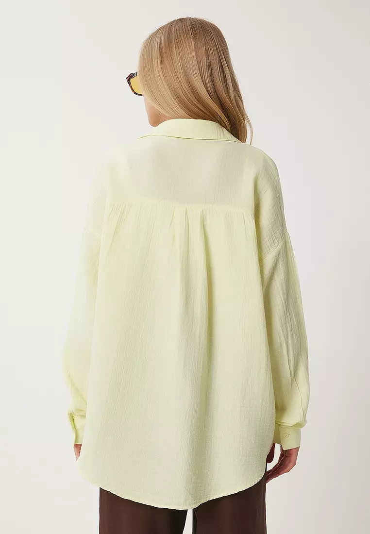 Oversize Basic Muslin Shirt