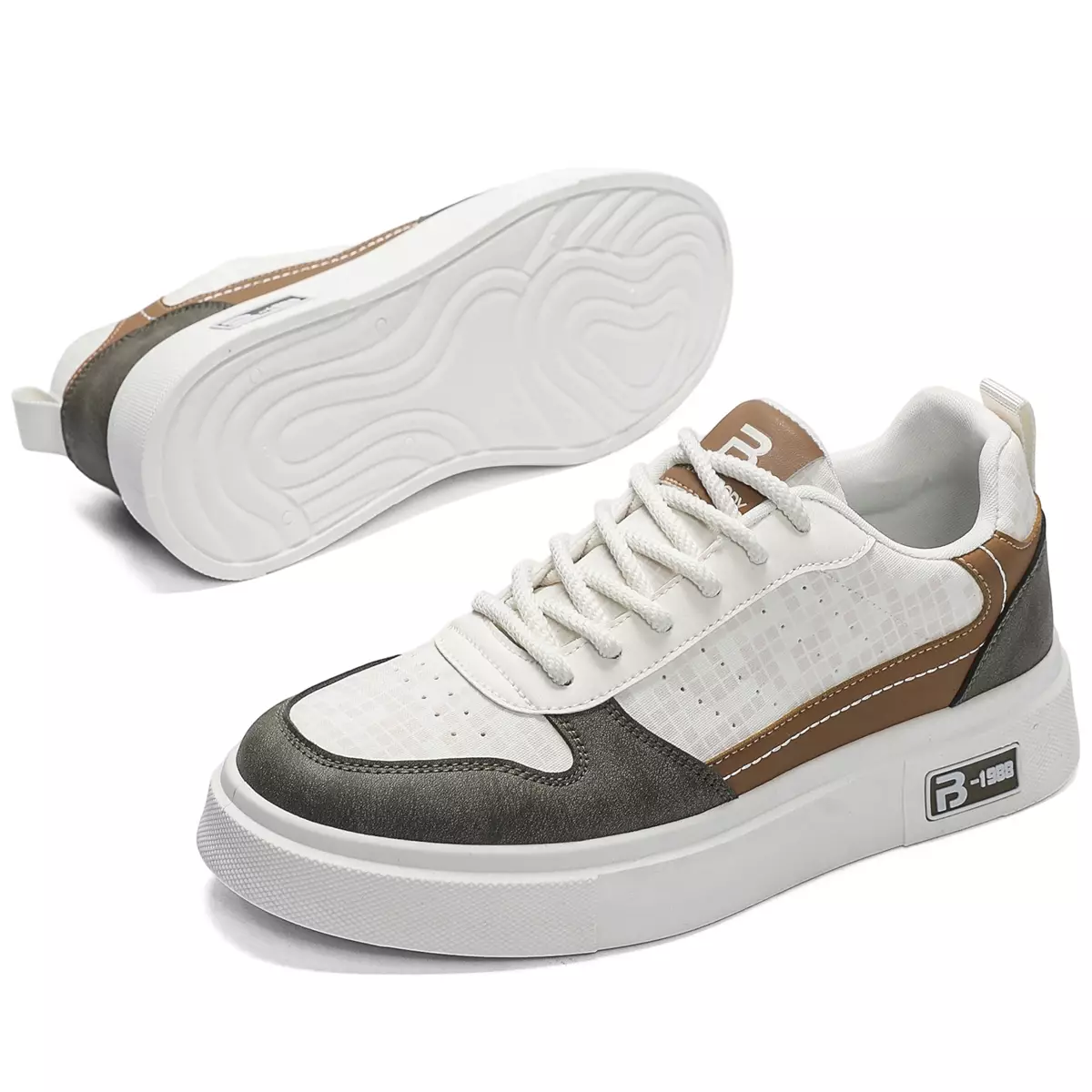 LURAD Sepatu Pria Sport Fleksible Sneaekrs Cewek Travel Kasual QN2553