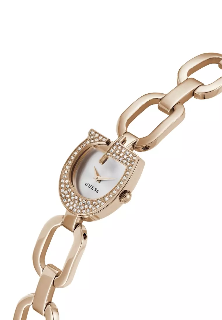 Guess Jewelry Rose Gold Stainless Steel Analog Quartz Watch For Women GW0683L3