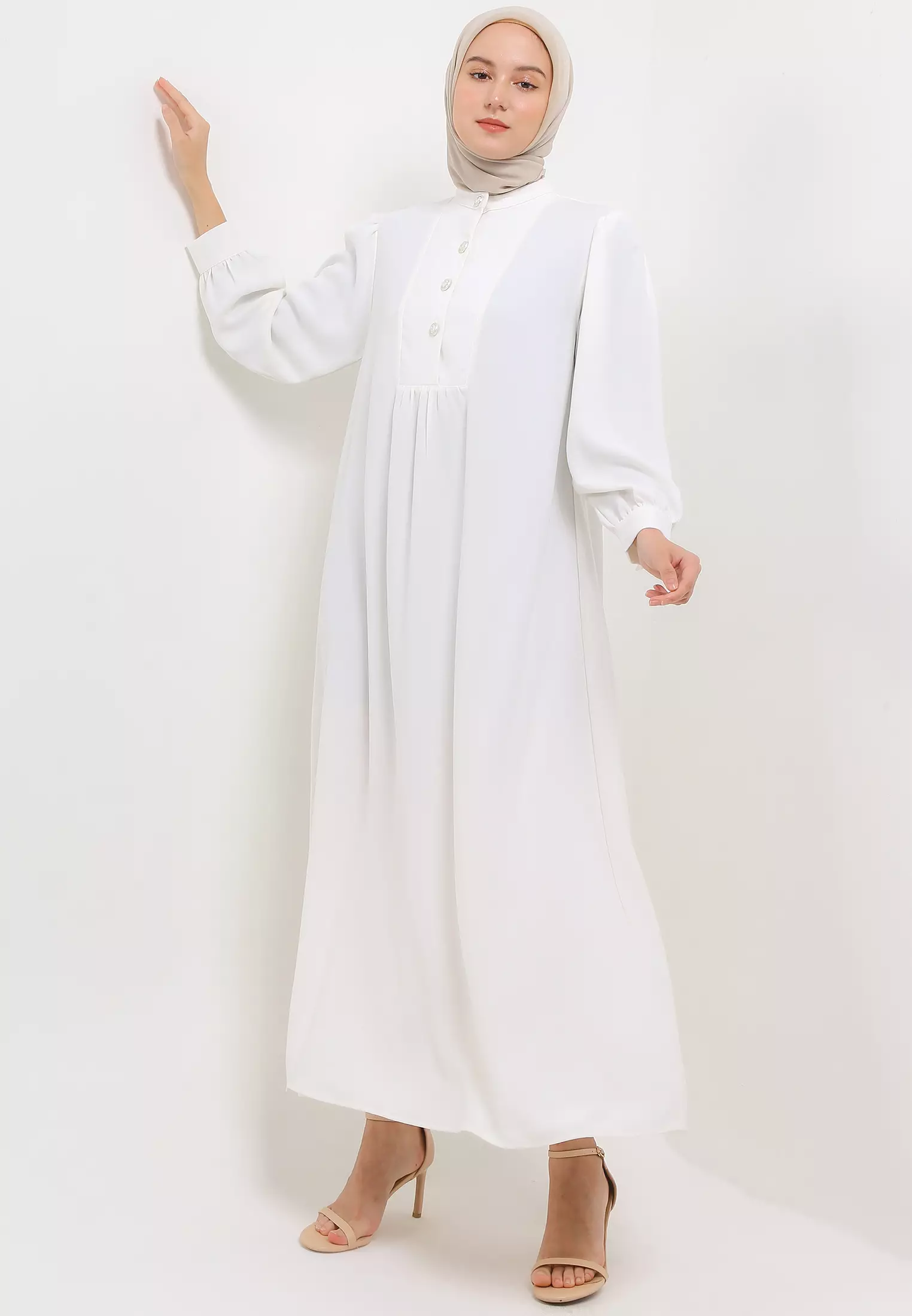 MFMW Leanora Dress Gamis Broken White
