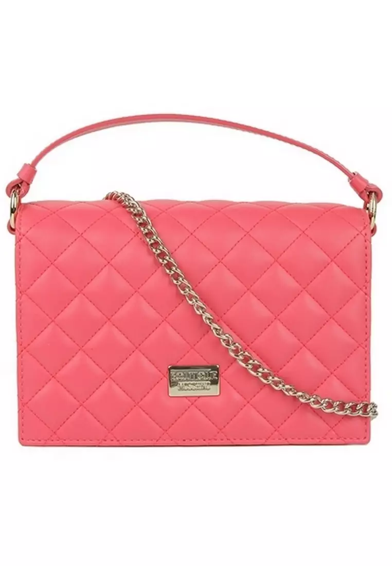 Quilted on sale crossbody moschino