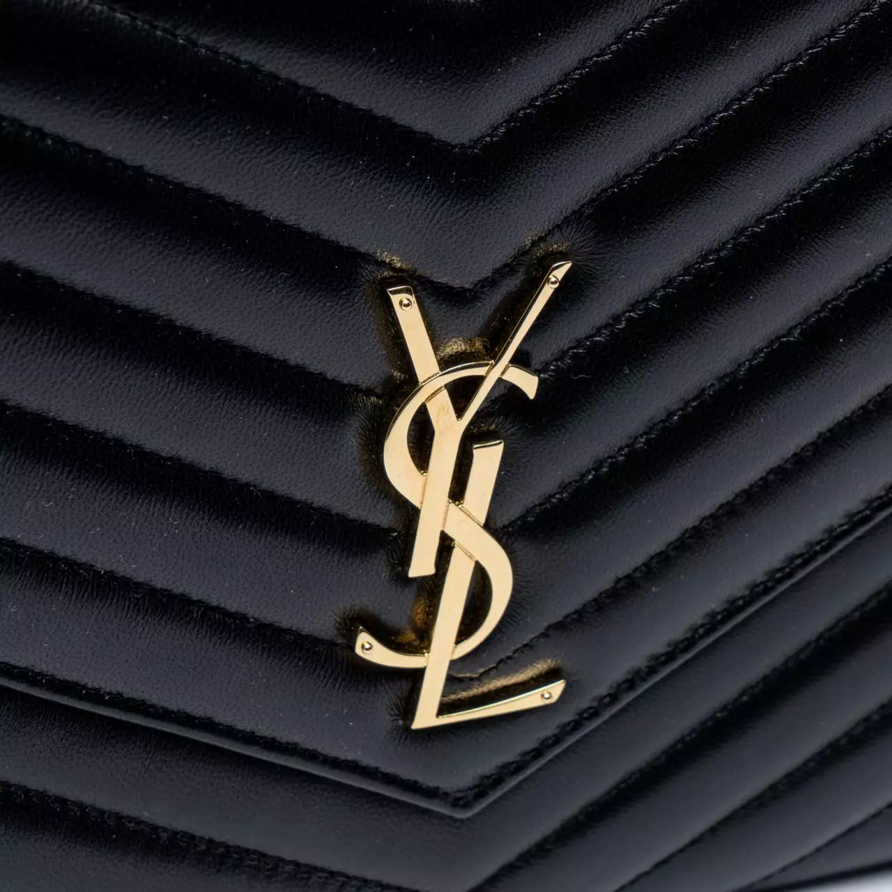 Cassandre Matelasse Flap Pouch in Lambskin Leather Black Ghw