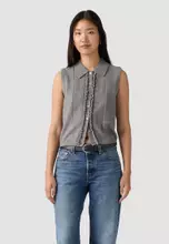 Dark Heather Gray Bros Bcvc38