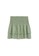 Mango green Ruffled Linen Mini Skirt 770A1AAE7B61F6GS_5