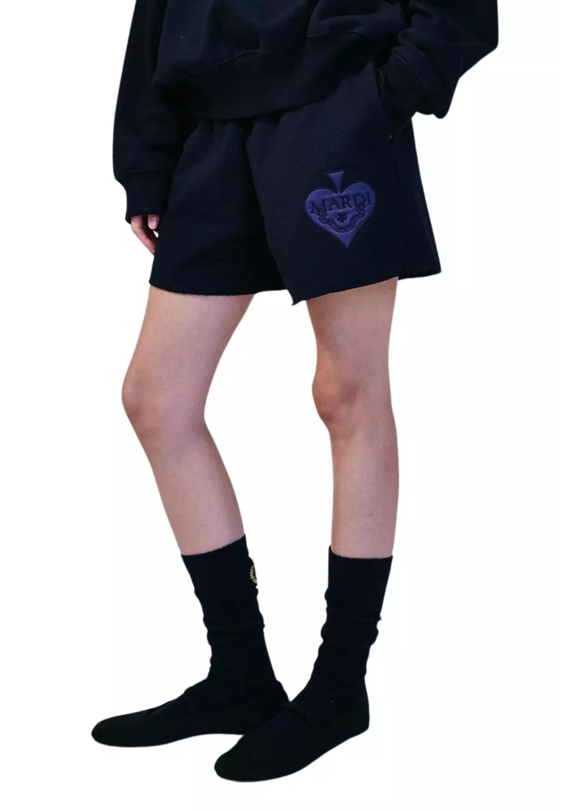 ●Mardi Mercredi●SWEAT SHORTS SATIN SPADE_OATMEAL MARDI SWEAT SHORTS SATIN SPADE_OATMEAL – SeoulSeoul