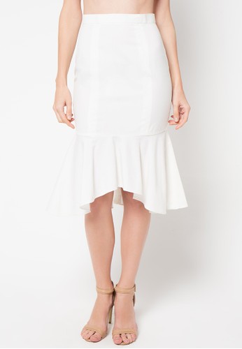 White plum skirt