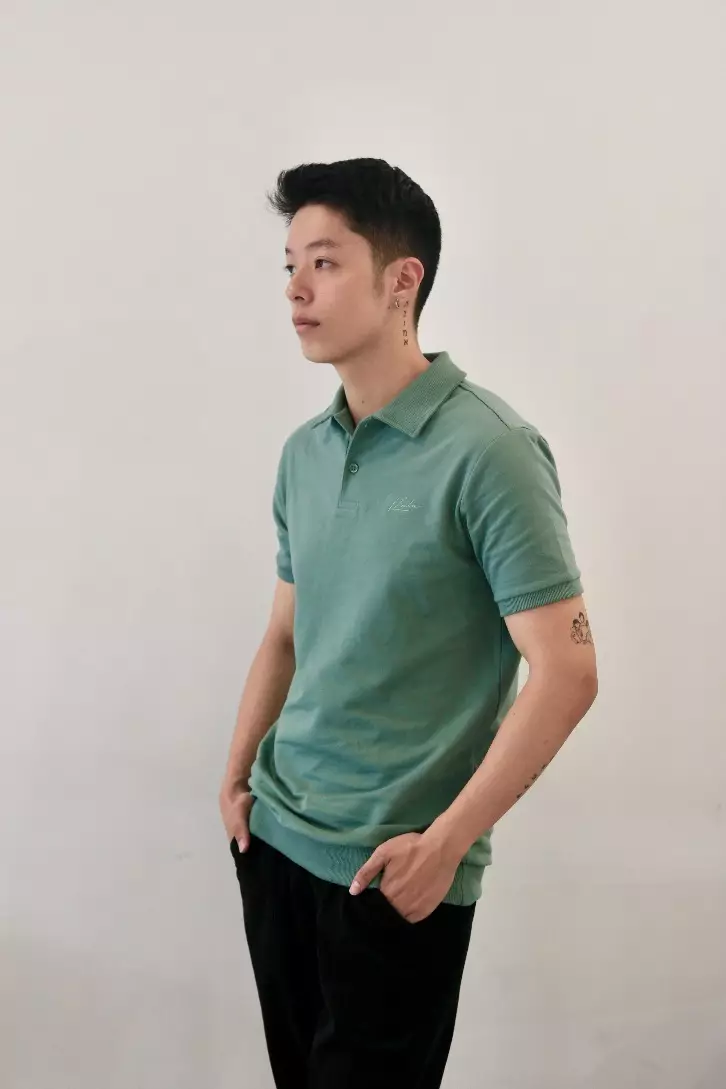 Kale HUGO Mineral Green / Polo Shirt Lengan Pendek Pria
