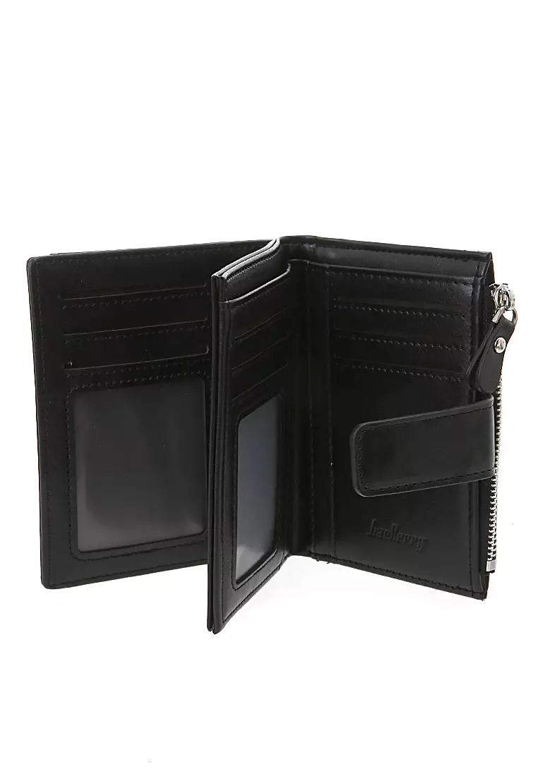Dompet Kartu Pria Model Pendek Card Wallet Many Slot Material PU Leather ORIGINAL