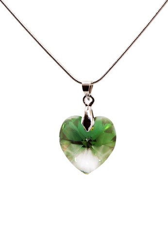 Jual Torenda Love Pendant Kalung Liontin Swarovski Hijau Lumunius Green Original Zalora Indonesia