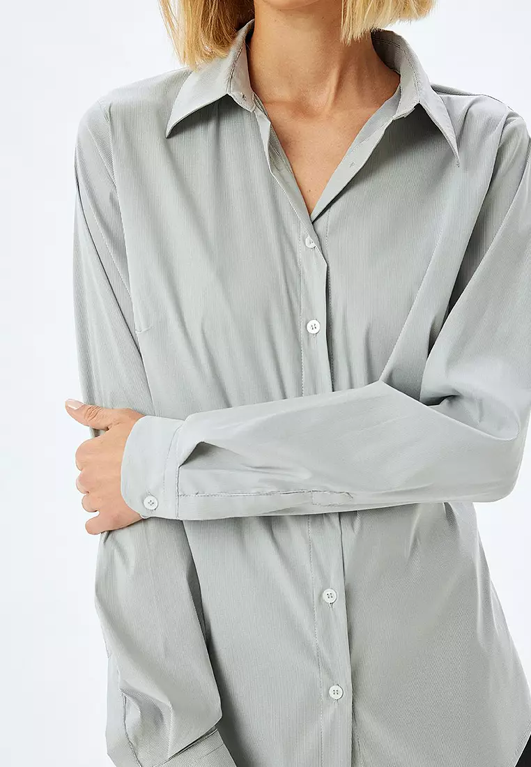 Regular Fit Shirt Long Sleeve Classic Collar