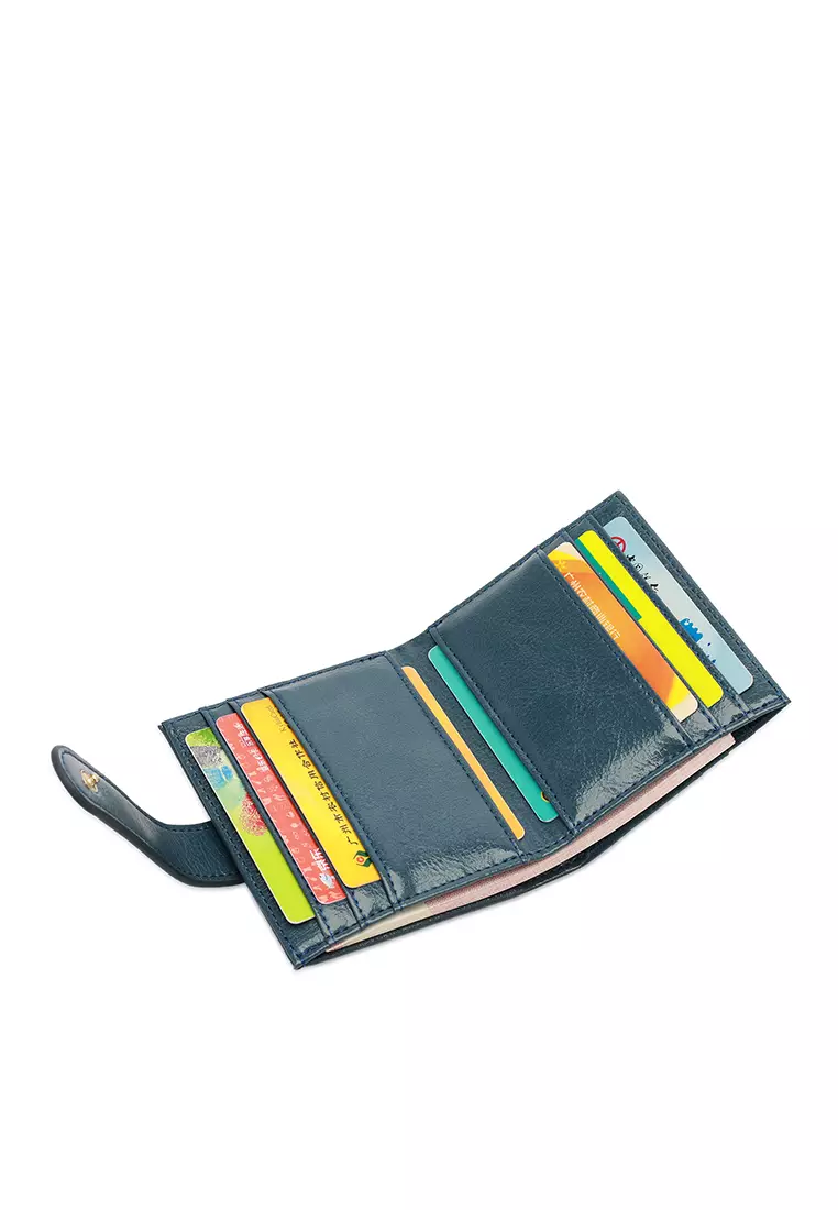 Women's Short Purse / Card Holder (Dompet Pendek Wanita / Kartu Wanita) - Biru