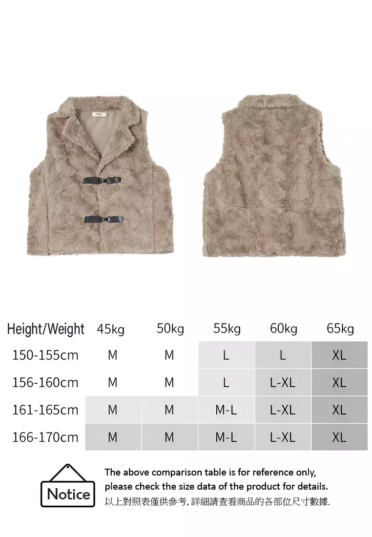 Fur discount vest jacket